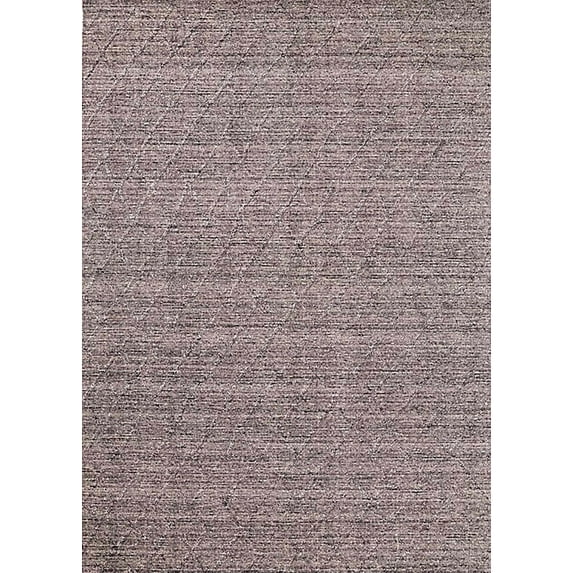 Ahgly Company Machine Washable Indoor Rectangle Industrial Modern Silver Pink Area Rugs, 5' x 8'