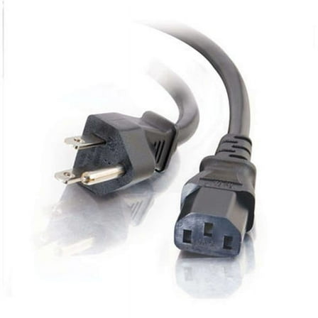 6Ft Shielded Universal Power Cord Iec320C13 To Nema 5-15P