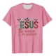 thumbnail image 4 of Puntoco Camiseta/camiseta de manga corta con cuello redondo y estampado floral de moda de verano para mujer, 4 of 4