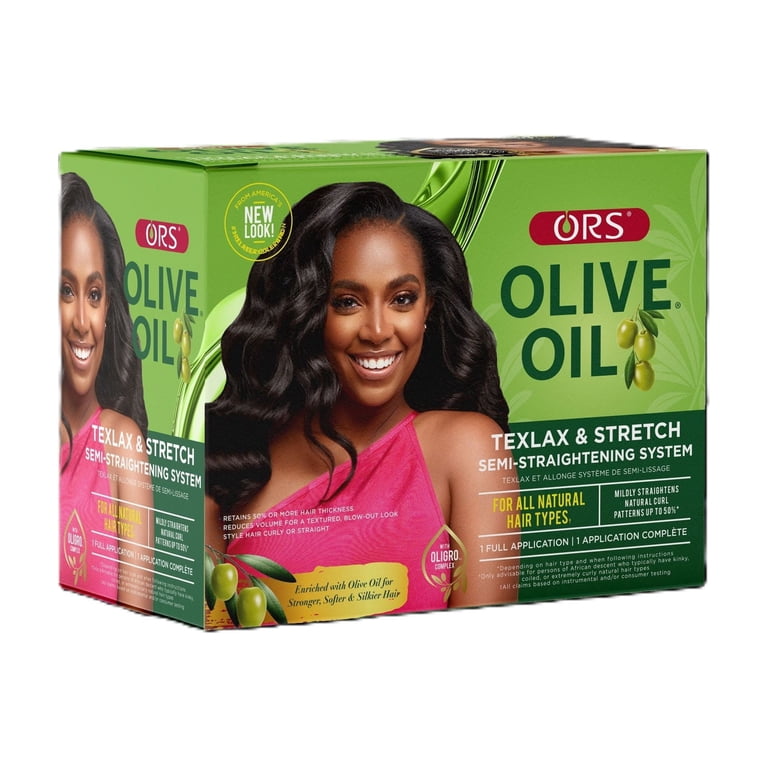 ORS Olive Oil Texlax & Stretch Semi Hair Straightening System for