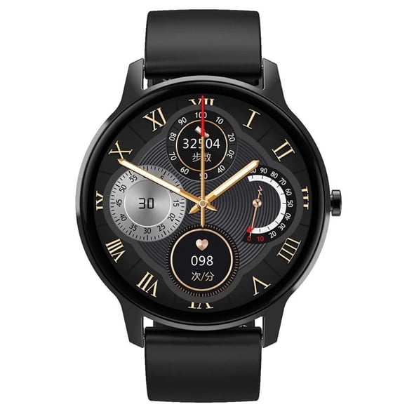Reloj Inteligente Fralugio Dt56 Pro Unisex Full Touch Ips Negro Lujo