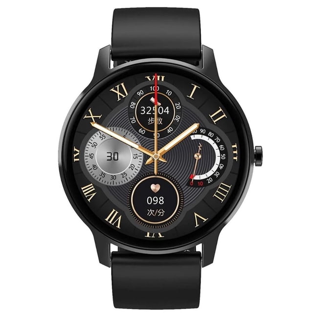 Reloj Inteligente Fralugio Dt56 Pro Unisex Full Touch Ips Negro Lujo