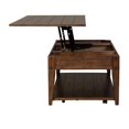thumbnail image 4 of Liberty Furniture Industies, INC Lake House Lift Top Cocktail Table in Rustic Brown Oak, 4 of 8