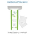 thumbnail image 2 of ForPro Professional Collection Premium Cotton Wipes, 100% Cotton, Extra-Soft, for Cosmetic, Nail, and Personal Care, 4” x 4”, 200-Count,White,110511, 2 of 7