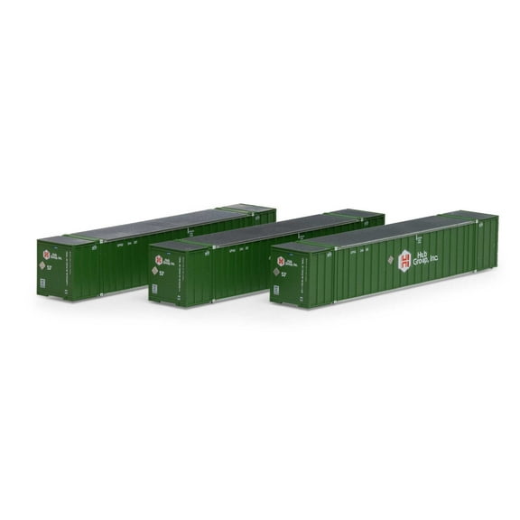 Athearn N 53' Stoughton Containers Hub Group # 1 3 ATH17308 N Vehicles