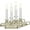 White, variant on Xodus Innovations FPC1325A-6 Dual Flame Color Dusk to Dawn Sensor Battery Operated 9 inch LED Window Candle, Pack of 6