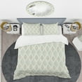 thumbnail image 2 of Designart 'Retro Abstract Drops VII' Mid-Century Modern Duvet Cover Set, 2 of 4