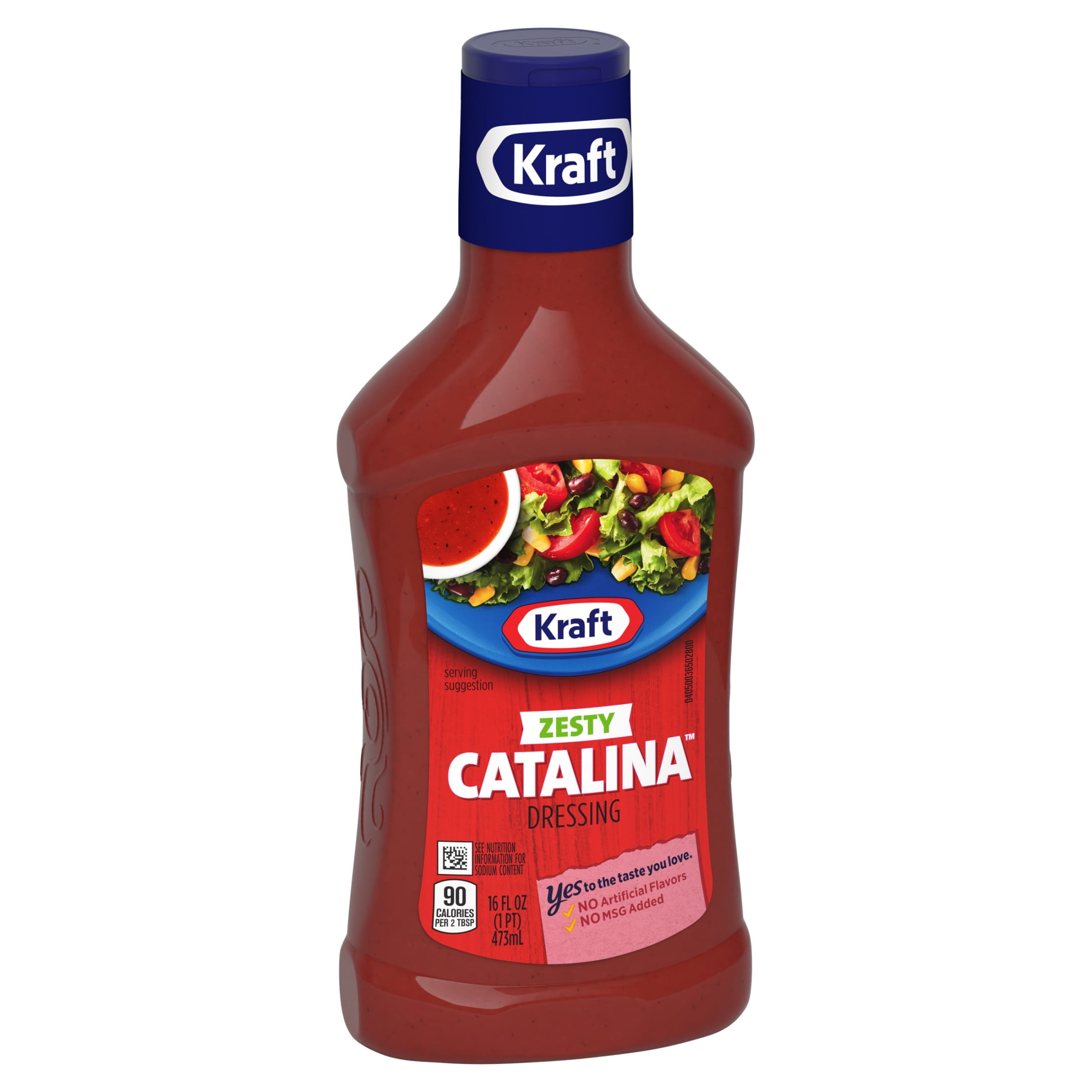 Kraft Zesty Catalina Dressing, 16 fl oz Bottle