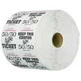 thumbnail image 1 of White 50/50 Raffle Tickets roll of 1000, 1 of 3