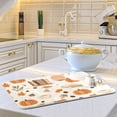 thumbnail image 6 of Yayeee Dish Drying Mat for Kitchen Counter 18"x24" Microfiber Absorbent Pad, Orange Fall Pumpkin, 6 of 7