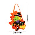 thumbnail image 4 of CASAFUN Halloween Bags, Cute Large Capacity Pumpkin Handbag Tote Bags with Handles, Halloween Party Favors Bags, Halloween Goody Bags for Snacks Candies, 4 of 7