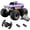 Purple, variant on Amphibious RC Monster Truck - 4WD Waterproof Stunt Car with Extra Battery & Dual Control (Watch + Remote), 360° Rotation, High/Low Speed, All-Terrain Toy for Boys Girls 8-12