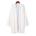 thumbnail image 1 of Men Black Samurai Robe Loose Asian Traditional Beach Kimono Sunscreen Coat, 1 of 7