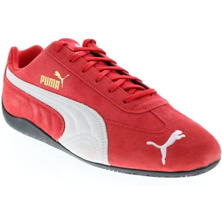 PUMA Mens Speedcat LS Motorsport Inspired Sneakers Shoes 8.5 High Risk Red Puma White