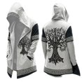 thumbnail image 3 of Lullu Boys Novelty Graphic Open Front Hoodie Fall Winter Outerwear Oversized Cardigan Coat, Sizes 5-6, 3 of 3
