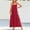 Red, variant on Lilgiuy Fashion Casual Camis Dress Sleeveless Women Solid Women's Loose Dress Long Dresses Summer Sales