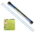 thumbnail image 2 of Golf Alignment Sticks 2pcs Collapsible Practice Rods Swing Trainer with Clear Tube Case for Full Swing Aiming Putting Training Blue 2pcs, 2 of 6