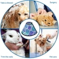 thumbnail image 4 of Colorful Mermaid Soft Cat Dog Recovery Collar Adjustable Cat Cone Wound Healing Protective After Surgery for Dog Cone Collars, 4 of 7
