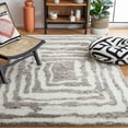 thumbnail image 2 of SAFAVIEH Casablanca Isaiah Geometric Area Rug, Ivory/Grey, 5' x 8', 2 of 9