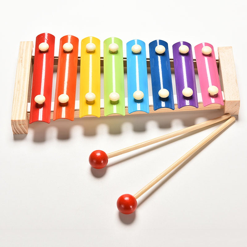 1X Cute 8Tone Xylophone Musical Toys Wisdom Development Wooden Toy for Baby SP 