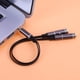 thumbnail image 1 of Adaptador de cable divisor Y de audio estéreo de 3,5 mm macho a 2 hembra para auriculares Mic, 1 of 8