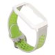 thumbnail image 1 of Correa de reloj de silicona de 20mm, suave, transpirable, elegante, cómoda y ligera para reloj inteligente OPPO FREE, color gris, verde y carcasa blanca, 1 of 10