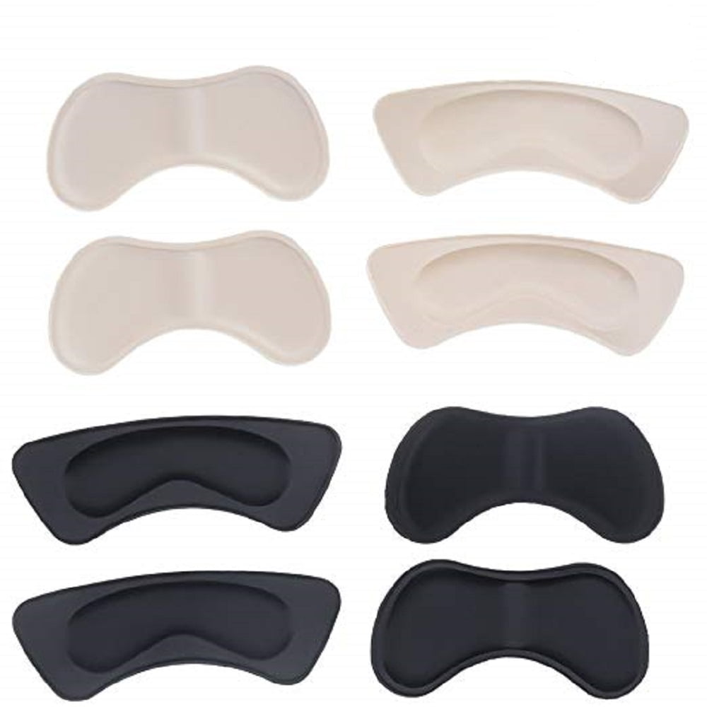 Leather Shoe Grips Self Adhesive Shoe Arch Pads Pain Care Cushion Insoles 