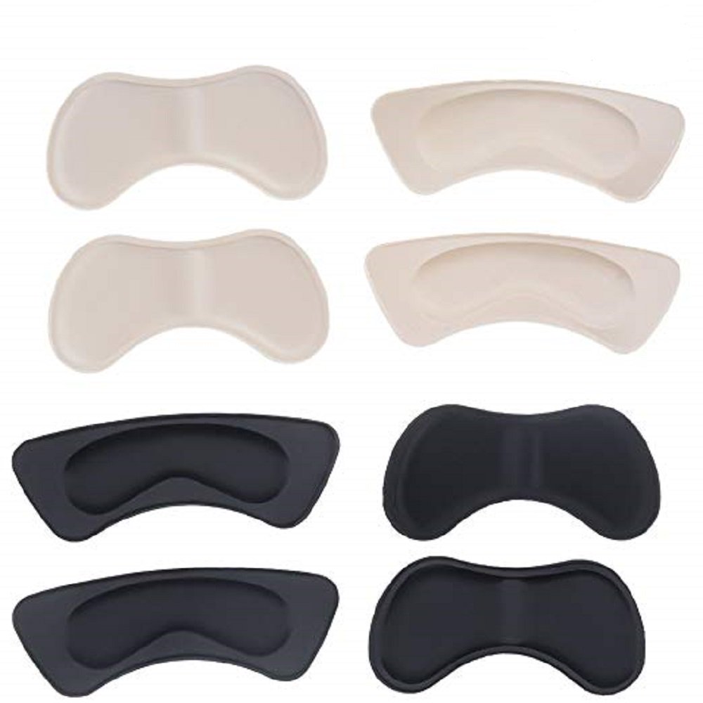 4Pair Soft Sponge Heel Cushion Pads Heel Shoe Grips Liner Self