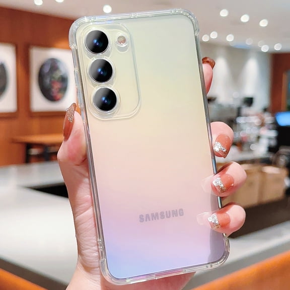 Dteck for Samsung Galaxy S24 Case, Lightweight Stylish Translucent Matte Iridescent Slim Protective Case for Samsung Galaxy S24 5G