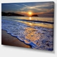 thumbnail image 2 of Impression sur Toile Bord de Mer Calme avec Vagues Bleues, 2 of 4