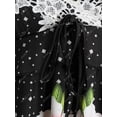 thumbnail image 3 of Más el tamaño de los encajes de ganchillo de la impresión floral del entrecruzamiento Tank Top Rosegal Camisetas sin mangas de talla grande, 3 of 5