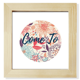thumbnail image 1 of Planta de flor de loto de pintura marco cuadrado Unbranded 8 x 8 6 x 6, 1 of 4