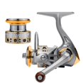 thumbnail image 2 of Spinning Reel Portable Metal Spool Stainless Steel Small Ice Fishing Spinning Reel Mini ,Rigid Aluminum Skeletal Frame, 2 of 5