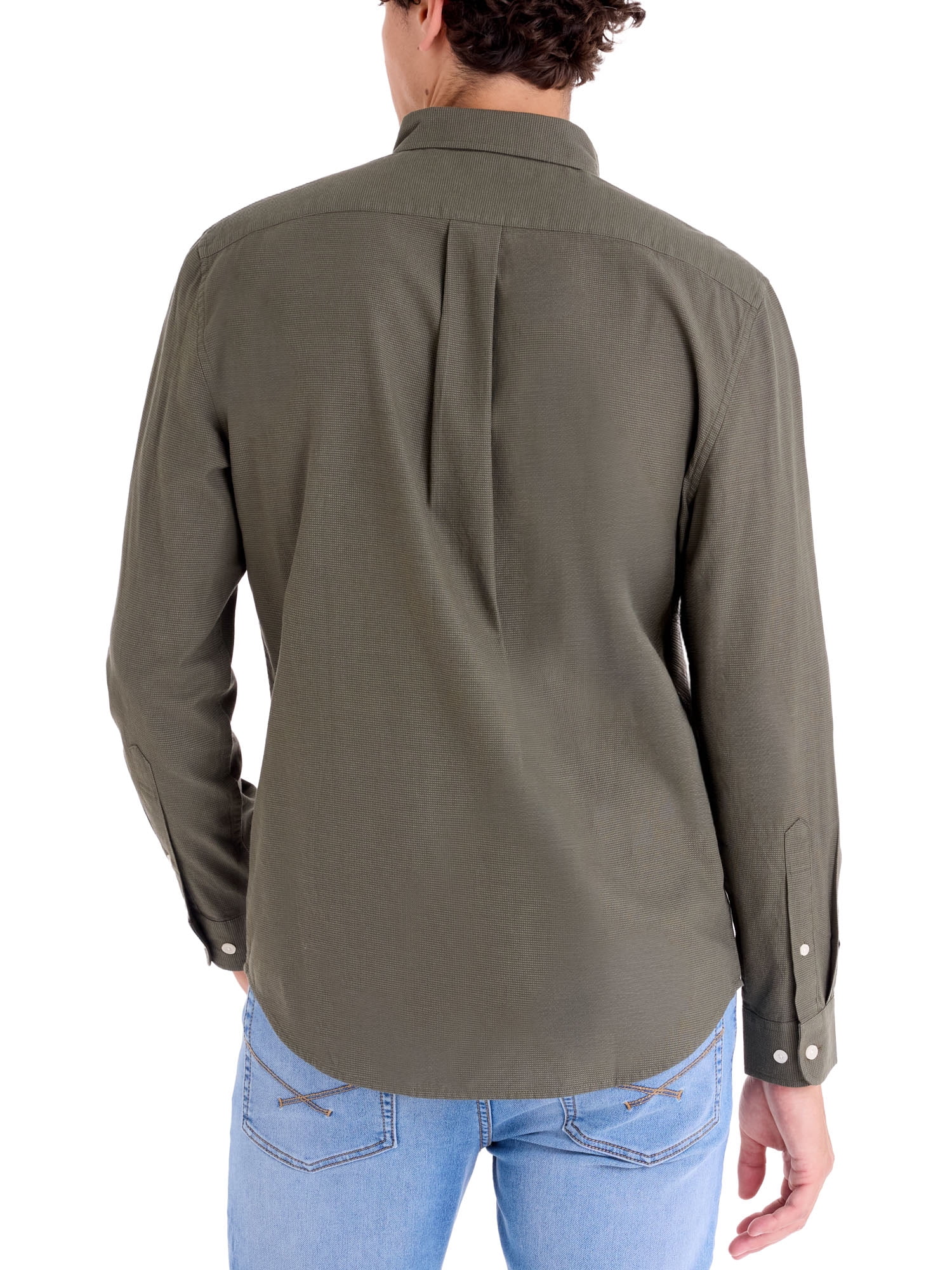 U.S. Polo Assn. Men's Poplin Long Sleeve Button-Down Shirts