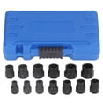 thumbnail image 1 of Impact Nut Bolt Remover Set Extraction Tool Rusted Damaged Stripped Extractor Socket Kit, 1 of 15