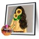 thumbnail image 1 of Cuadros Decorativos Kit de pintura de diamante 5D Chica de girasol Taladro redondo completo Imagen de mosaico de bricolaje Sywqhk Nuevos Originales, 1 of 1