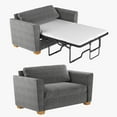 Mixoy Pull Out Sofa Bed, Loveseat Sleeper for Apartment/Small Spaces