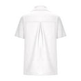 thumbnail image 5 of Trendy Women Shirts For Summer Casual Wear Stylish Open Front Blouses For Everyday Use Pair With Jeans Or Relaxed Pants For A Look Short Sleeves Top Tight T Shirt Women Button up Women Work Out Shirts, 5 of 5