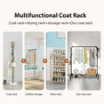 thumbnail image 6 of Clothing Rack, Single Rod Portable Garment Rack for Hanging clothes, Cloths Rack for Bedroom, Black, 6 of 9