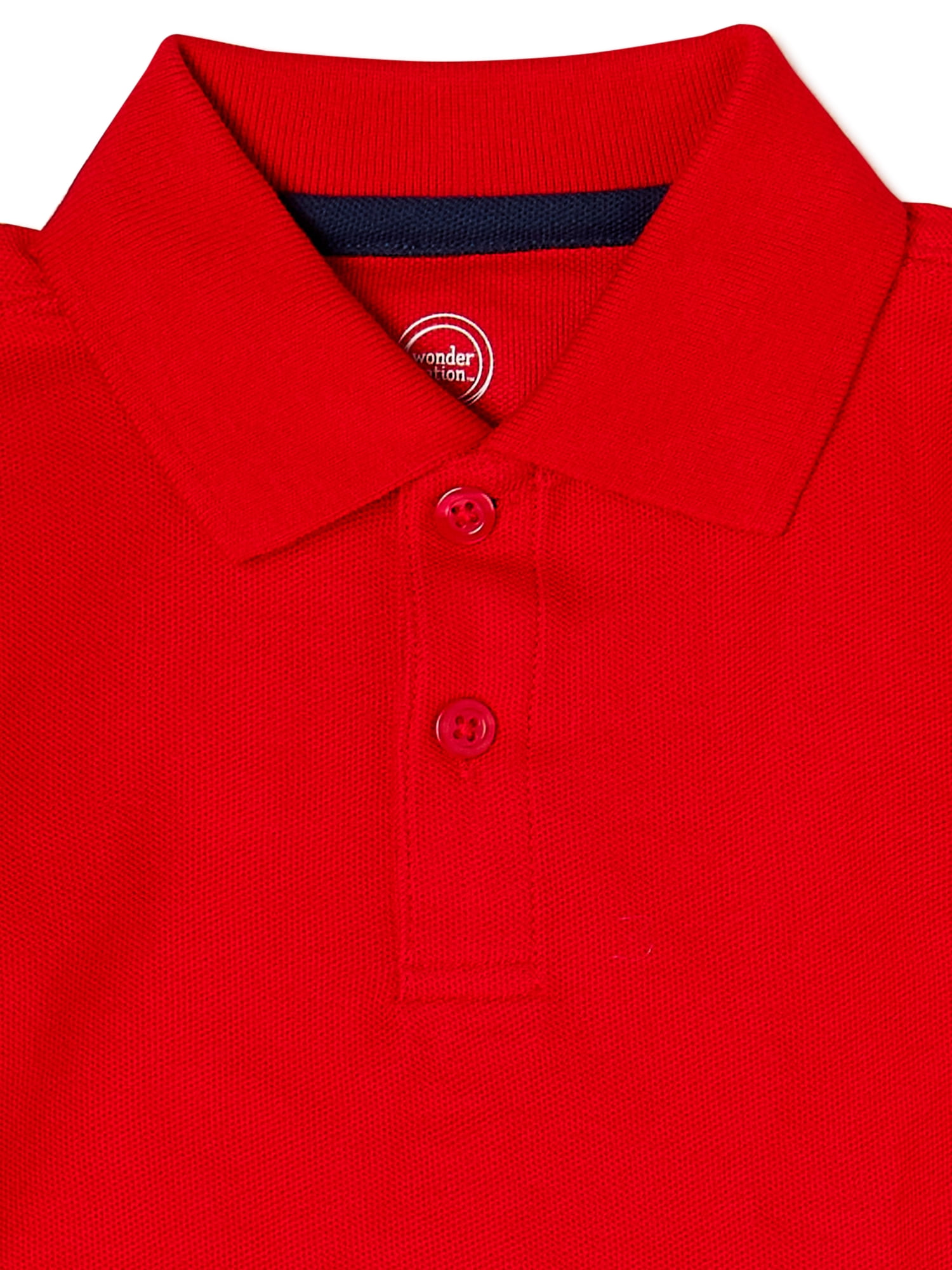 Buy Wonder Nation Toddler Boys School Uniform Long Sleeve Pique Polo