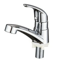 Chrome Single Handle hole Bathroom Basin Faucet Single Cold Sink Water Tap