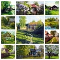 thumbnail image 2 of Diamond Embroidery Home Sale 5D Diy Diamond Painting Full Square Landscape Rhinestone Photo Cross Stitch40x50square Gao Jinjia LED, 2 of 2