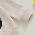 thumbnail image 4 of Baby Boy Girl Halloween Outfits Long Sleeve Shirts Pumpkin Sweatshirt Pullover Tops Pants Set Toddler Infant Fall Winter Clothes, 4 of 8