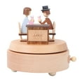 thumbnail image 4 of HINTRMENT Love Music Box Light Yellow Nonpaint Finished Plays Desktop Decoration 1Set, 4 of 7