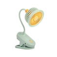thumbnail image 2 of Portable On Desk Fan With Flexible Gooseneck 3 Speeds Quiet Personal Fan For Home Dorm Computer, 2 of 6