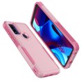 thumbnail image 7 of For Moto G Pure / G Power 2022 Case, 2 in 1 Heavy Duty Armor Shockproof Tough Hybrid Dual Layer Rubber Drop Protection Soft Bumper Rugged Protective Phone Cover Case for Moto G Pure -Pink, 7 of 7
