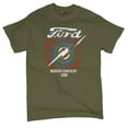 thumbnail image 5 of Ford F-100 Lightning Bolt Gear FoMoCo T-shirt Vintage Classic Pickup Truck 1953 Iconic Retro Emblem Men's Tee, 5 of 7