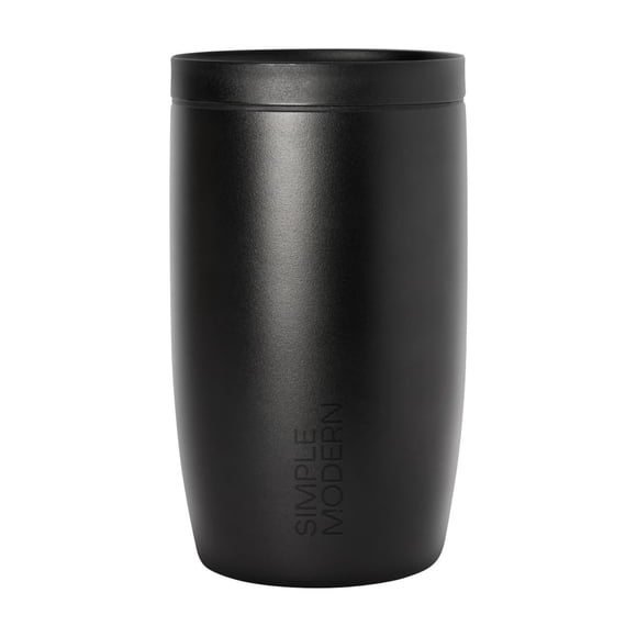 Taza de café de viaje, simple y moderna, Voyager, tapa 360°, 12 oz