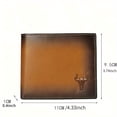 thumbnail image 2 of 1Genuine Leather Men's Wallet, Top Layer Cowhide Large Capacity Wallet For Men With 11 Card Slots & 2 Bill Compartments, Gift For Him, 2 of 5