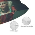 thumbnail image 5 of Joker Harley Quinn Pillowcase Cushion Pillow Covers With Hidden Zipper Pillow Case Decor For Bed Dorm Sofa Couch Car 14"x20", 5 of 8